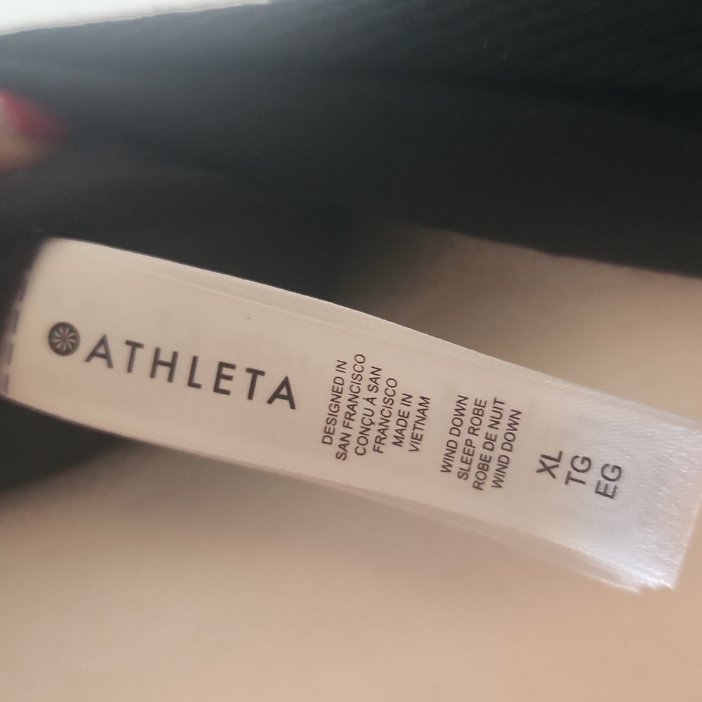 Athleta Black Women's Robe - Picture 6 of 6